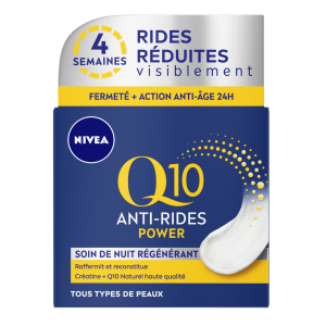 Nivea Soin Nuit Q10 POWER ANTI-RIDES+FERMETÉ