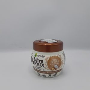 GARNIER ULTRA DOUX MASQUE CHEVEUX MULTI-USAGES 3 EN 1 CHEVEUX NORMAUX CRÈME COCO & MACADAMIA