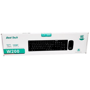 Ensemble Clavier et Souris Sans Fil Best Tech W200