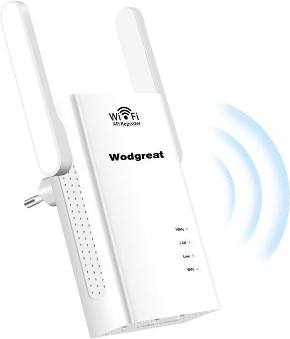 Wodgreat Amplificateur de signal Wi-Fi – Mini amplificateur de signal – 300 Mbit/s