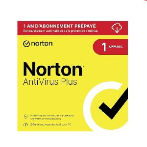Norton Antivirus Plus | 1 Appareil |12 mois | PC/Mac|