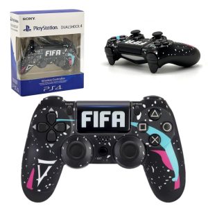SONY DualShock Manette PS4 Sans Fil, Batterie Rechargeable (High Copy) – Edition FIFA