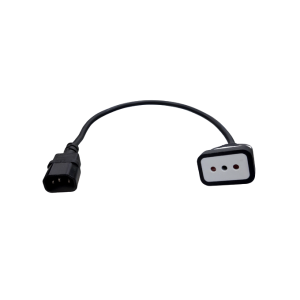 Adaptateur câble secteur – Prise murale femelle vers connecteur IEC C14 mâle