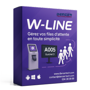 W-Line : Logiciel de système de gestion de file d’attente.