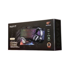Pack Gaming HAVIT KB4236CM – Clavier, Souris, Casque ,Tapis de Souris