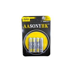 SonyHK AAA Zinc Batteries (4-Pack)